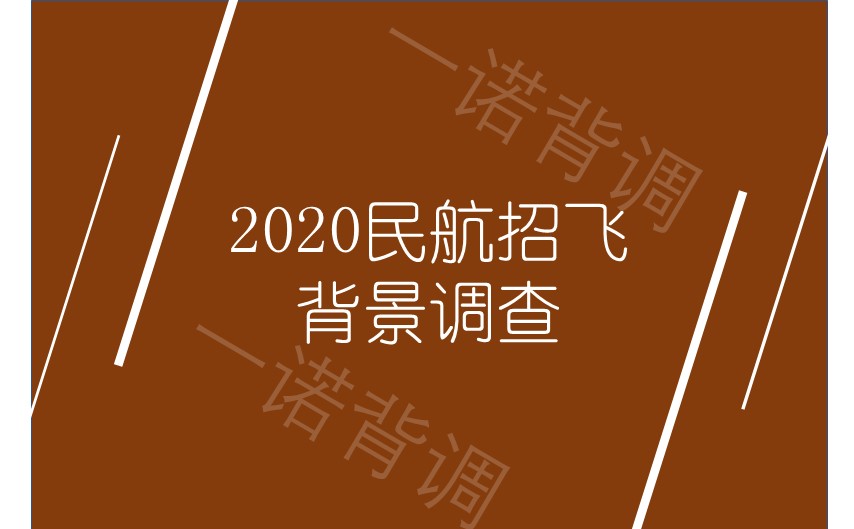 2020民航招飞背景调查